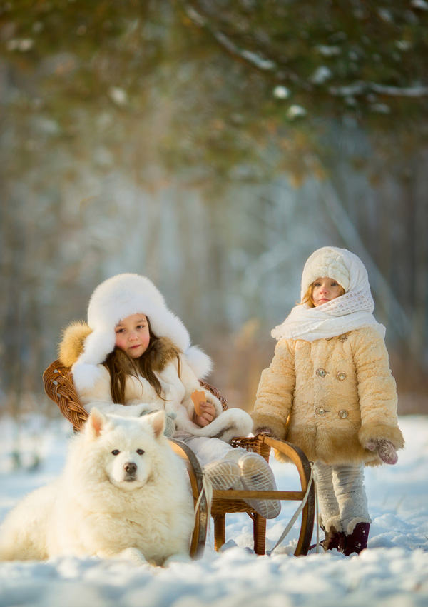 Children and the dog