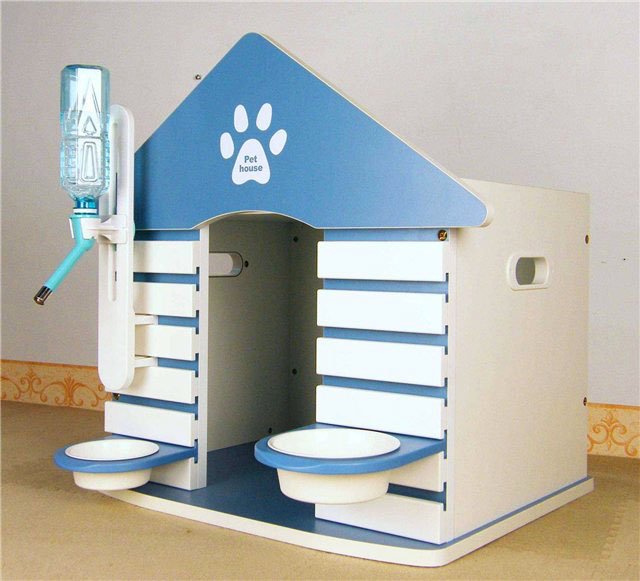 A stylish and comfortable house will definitely like a doggie