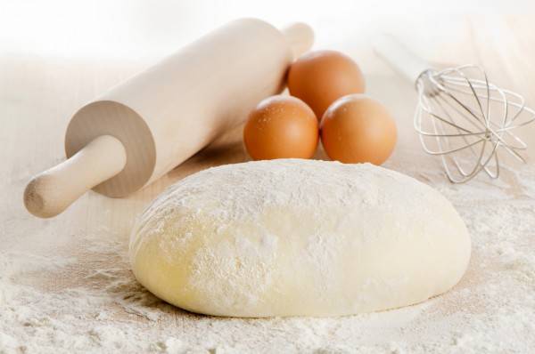Dough and eggs for dogs