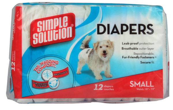 Sizes of diapers for dogs