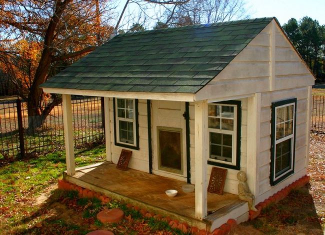 Sometimes a dog house looks almost better than the owner’s house